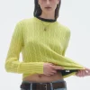 Women Guest In Residenc Tops & Sweaters>Cable Shrunken Crew