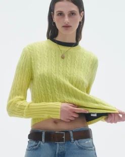 Women Guest In Residenc Tops & Sweaters>Cable Shrunken Crew