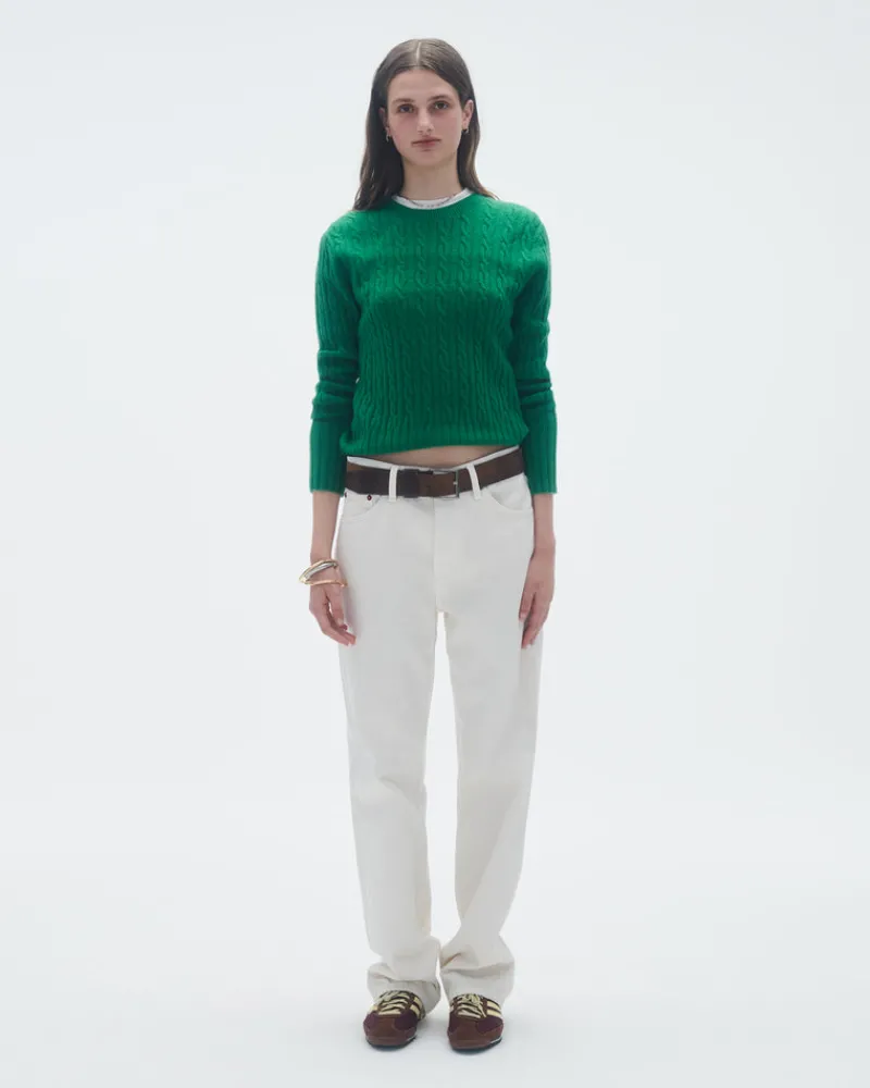 Women Guest In Residenc Tops & Sweaters>Cable Shrunken Crew