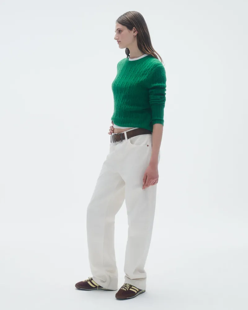 Women Guest In Residenc Tops & Sweaters>Cable Shrunken Crew