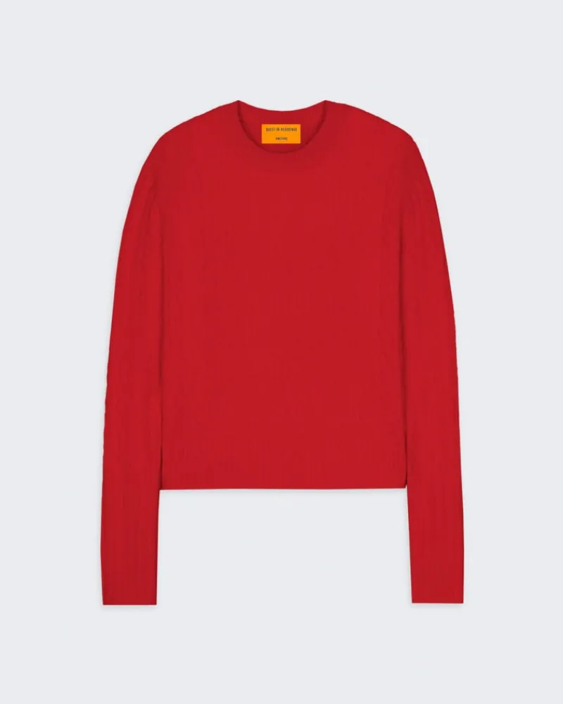 Women Guest In Residenc Tops & Sweaters>Cable Shrunken Crew