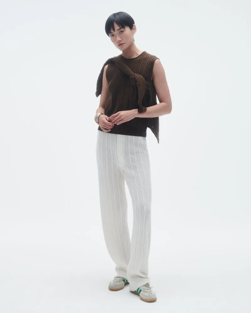 Women Guest In Residenc Tops & Sweaters>Cable Vest In Cashmere