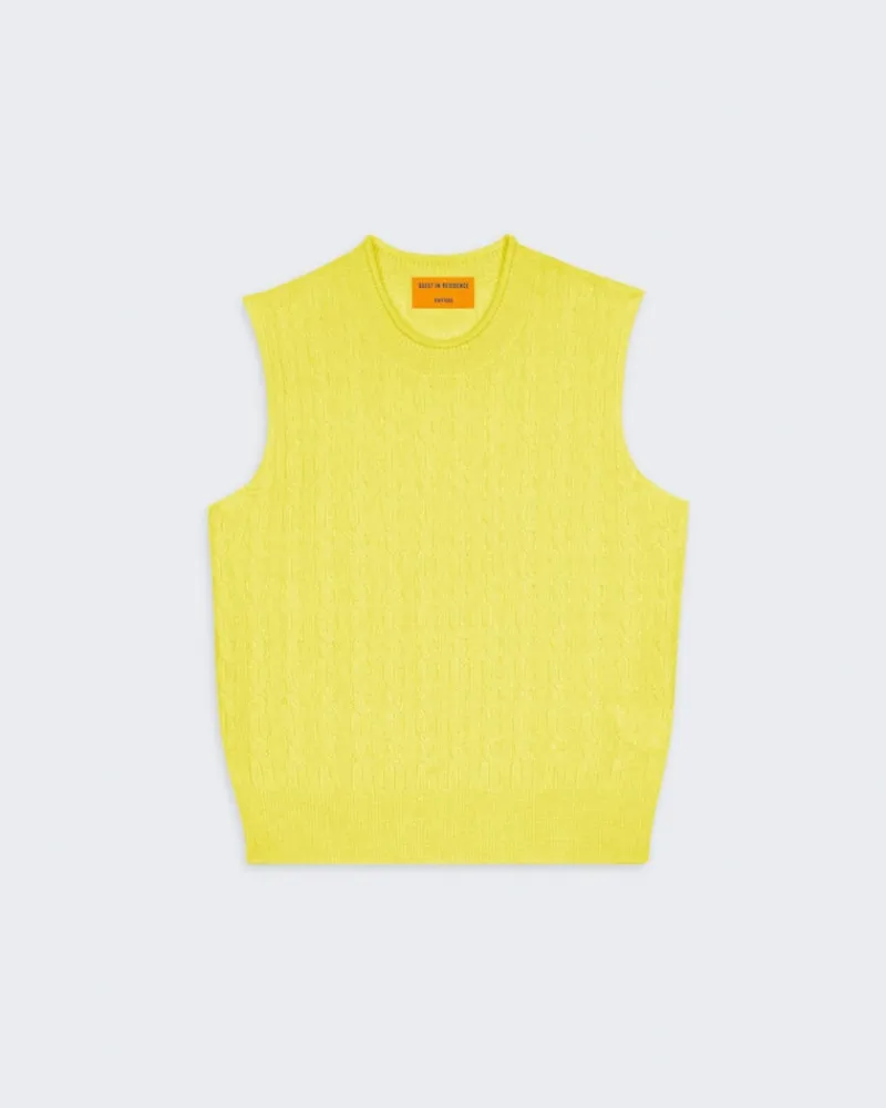 Women Guest In Residenc Tops & Sweaters>Cable Vest In Cashmere