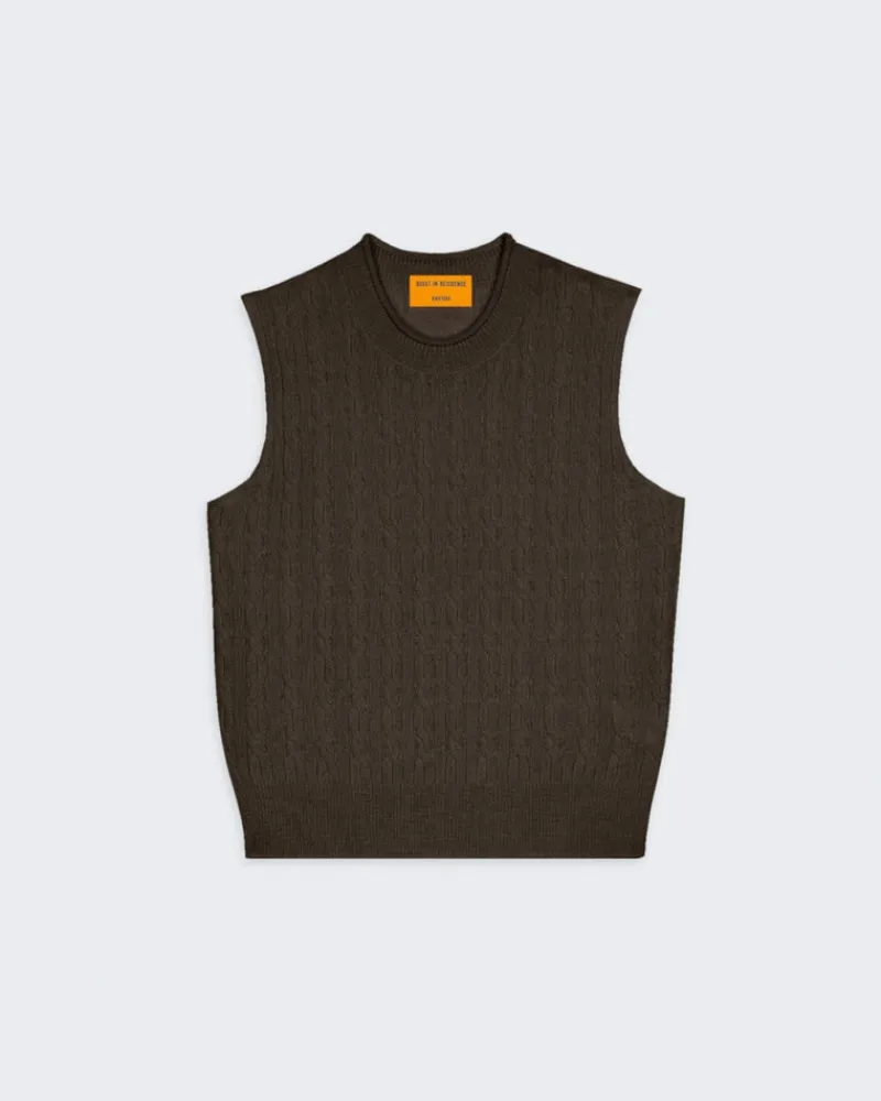 Women Guest In Residenc Tops & Sweaters>Cable Vest In Cashmere