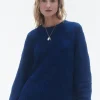 Women Guest In Residenc Tops & Sweaters>Checker Cozy Crew