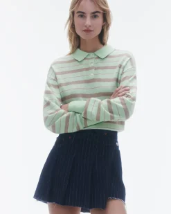Women Guest In Residenc Tops & Sweaters>Collegiate Stripe Polo
