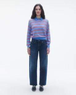 Women Guest In Residenc Tops & Sweaters>Collegiate Stripe Polo