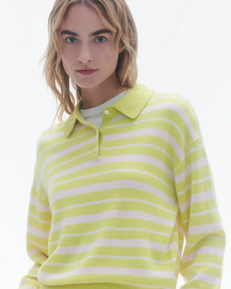 Women Guest In Residenc Tops & Sweaters>Collegiate Stripe Polo