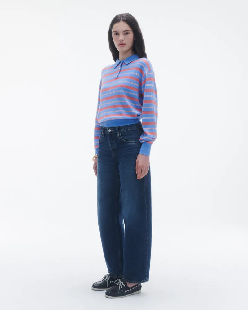 Women Guest In Residenc Tops & Sweaters>Collegiate Stripe Polo