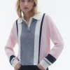 Women Guest In Residenc Tops & Sweaters>Cropped Stripe Rugby