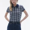 Women Guest In Residenc Tops & Sweaters>Gingham Shrunken Polo