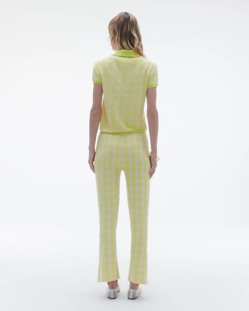 Women Guest In Residenc Tops & Sweaters>Gingham Shrunken Polo