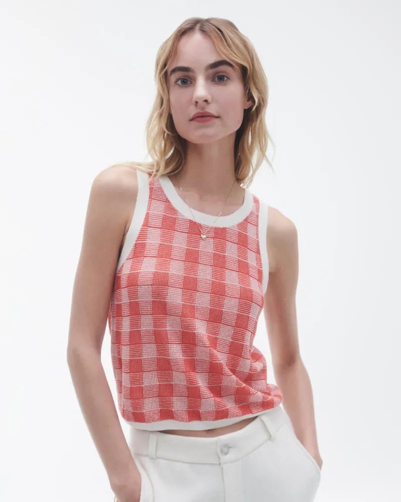 Women Guest In Residenc Tops & Sweaters>Gingham Tank