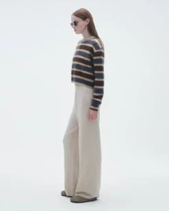 Women Guest In Residenc Tops & Sweaters>Grizzly Stripe Crew