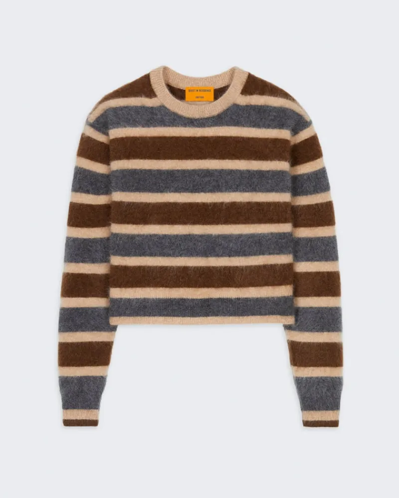 Women Guest In Residenc Tops & Sweaters>Grizzly Stripe Crew