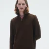 Guest In Residenc Tops & Sweaters>Half Zip Turtleneck