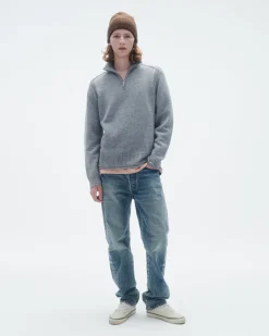 Guest In Residenc Tops & Sweaters>Half Zip Turtleneck