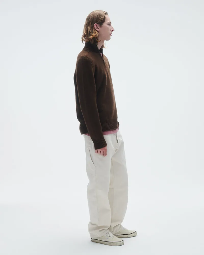 Guest In Residenc Tops & Sweaters>Half Zip Turtleneck