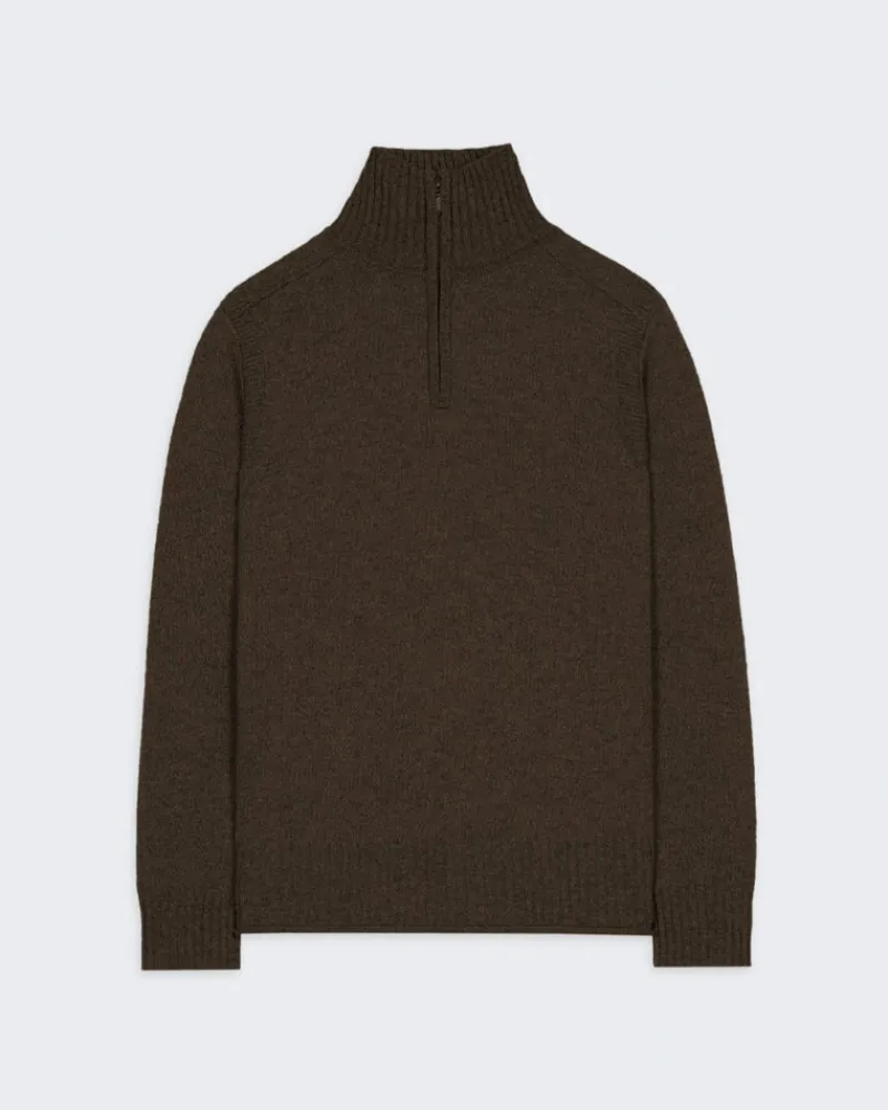 Guest In Residenc Tops & Sweaters>Half Zip Turtleneck