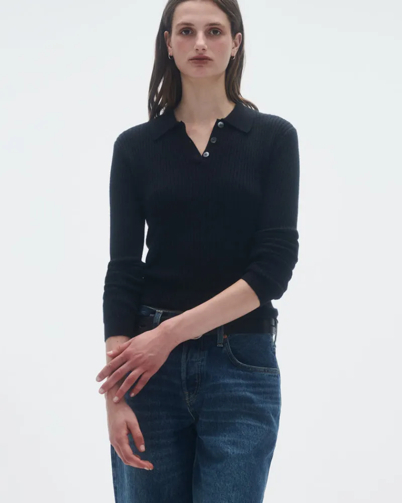 Women Guest In Residenc Tops & Sweaters | Core>Ls Shrunken Polo