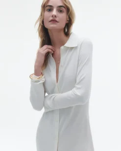 Women Guest In Residenc Dresses & Jumpsuits>Showtime Shirt Dress In Silk/Linen