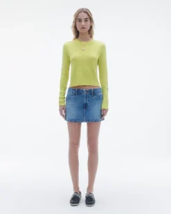 Women Guest In Residenc Tops & Sweaters>Shrunken Pointelle Crew