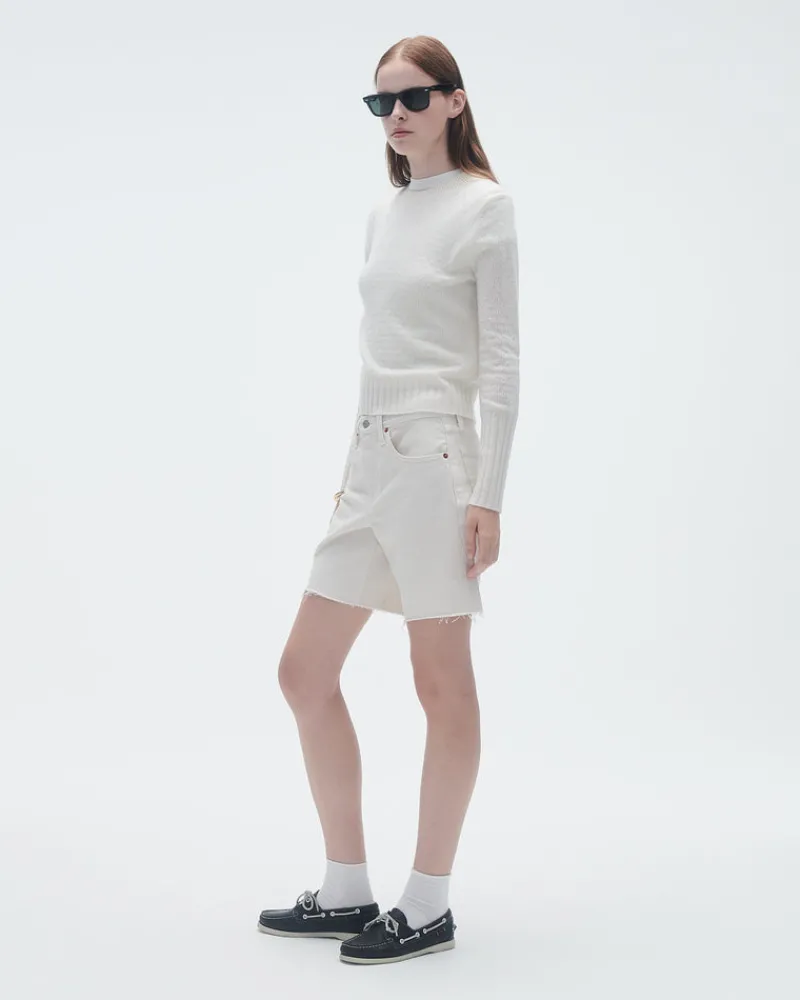 Women Guest In Residenc Tops & Sweaters>Shrunken Pointelle Crew