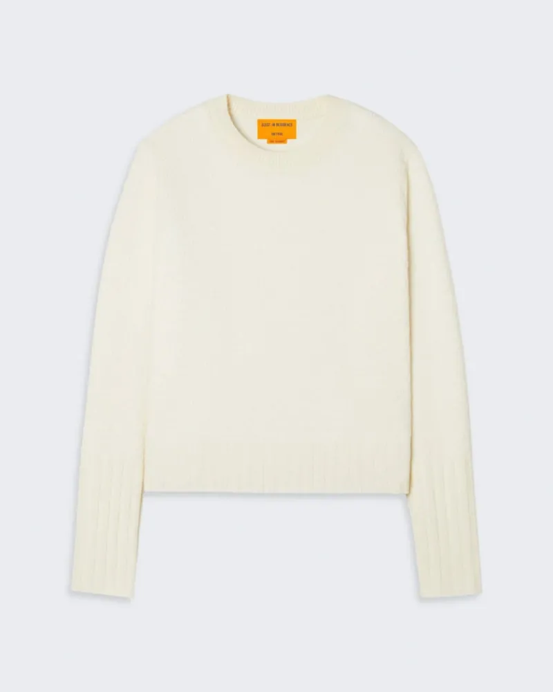 Women Guest In Residenc Tops & Sweaters>Shrunken Pointelle Crew
