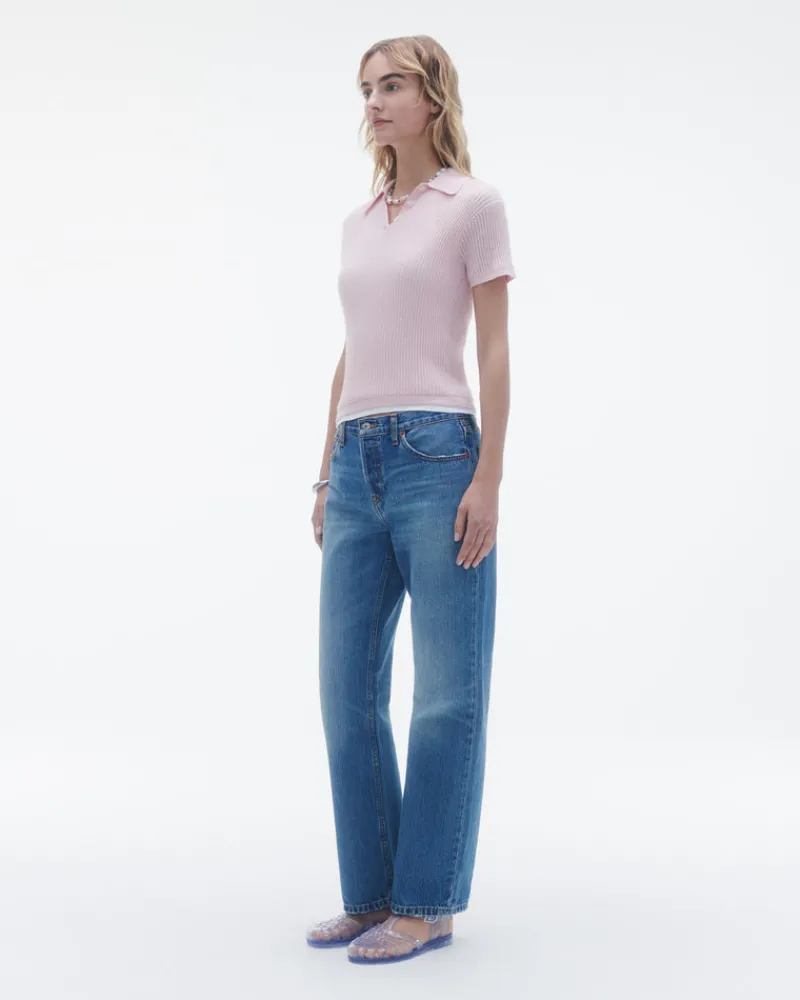 Women Guest In Residenc Tops & Sweaters>Shrunken Polo in Cashmere