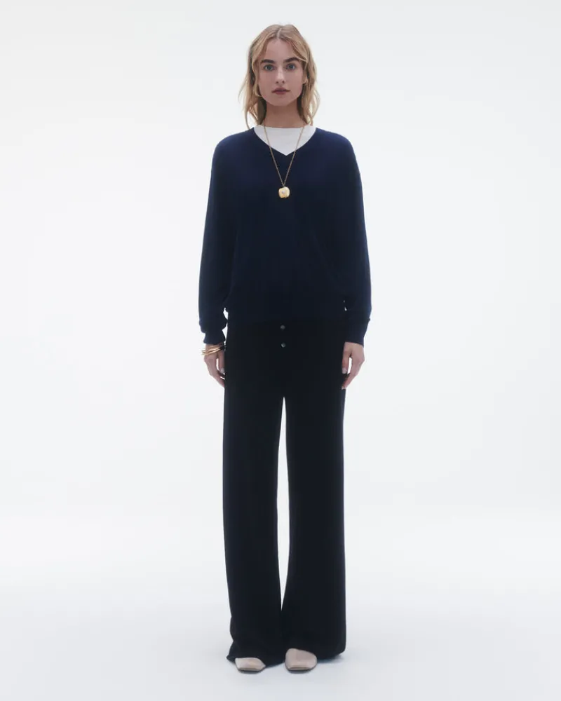 Women Guest In Residenc Tops & Sweaters>The V in Silk/Linen