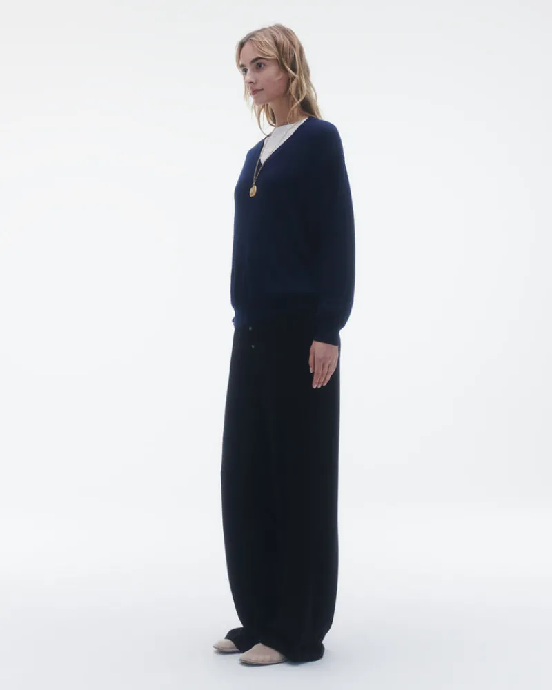 Women Guest In Residenc Tops & Sweaters>The V in Silk/Linen