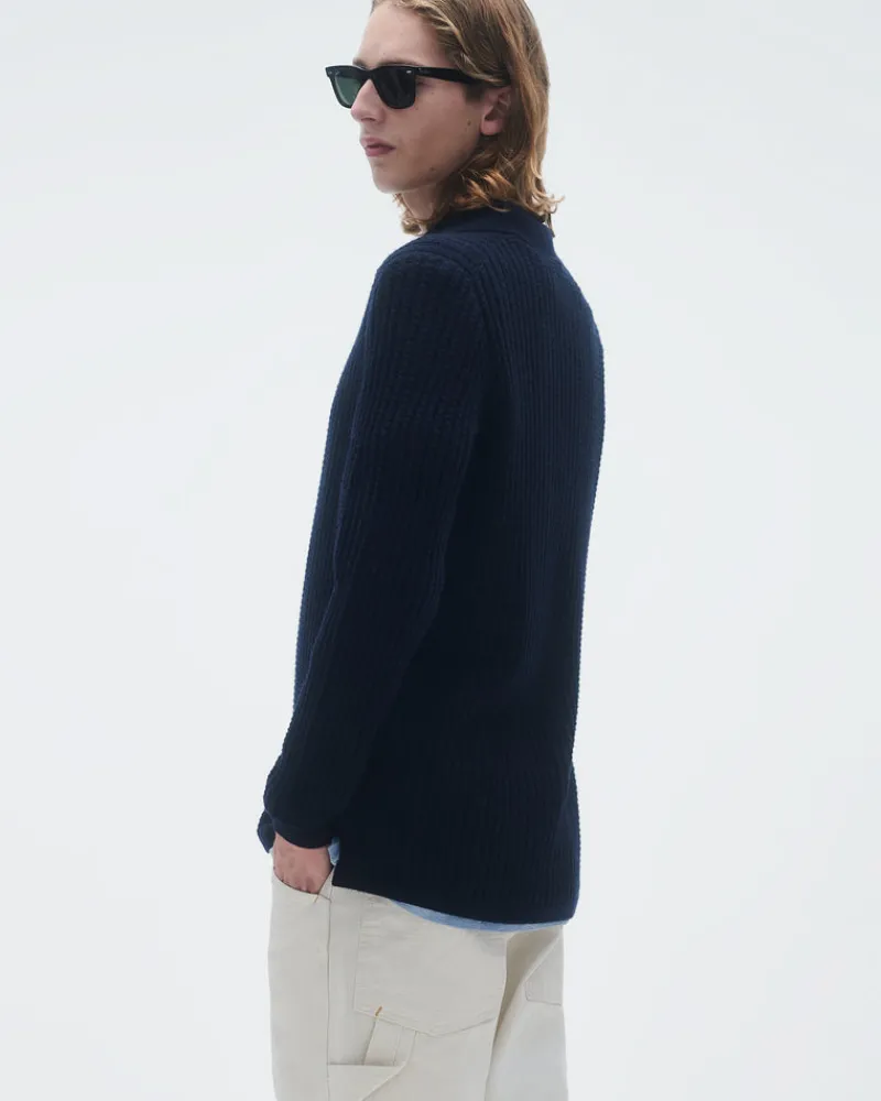 Guest In Residenc Tops & Sweaters>Theo Waffle Polo