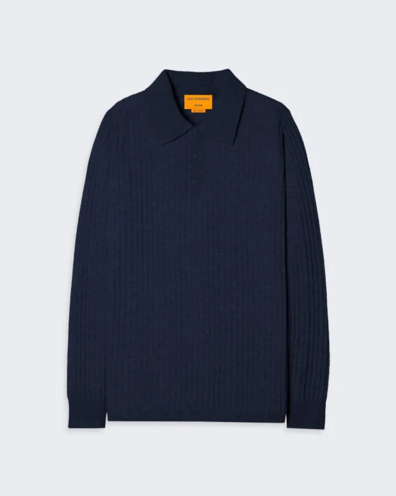 Guest In Residenc Tops & Sweaters>Theo Waffle Polo